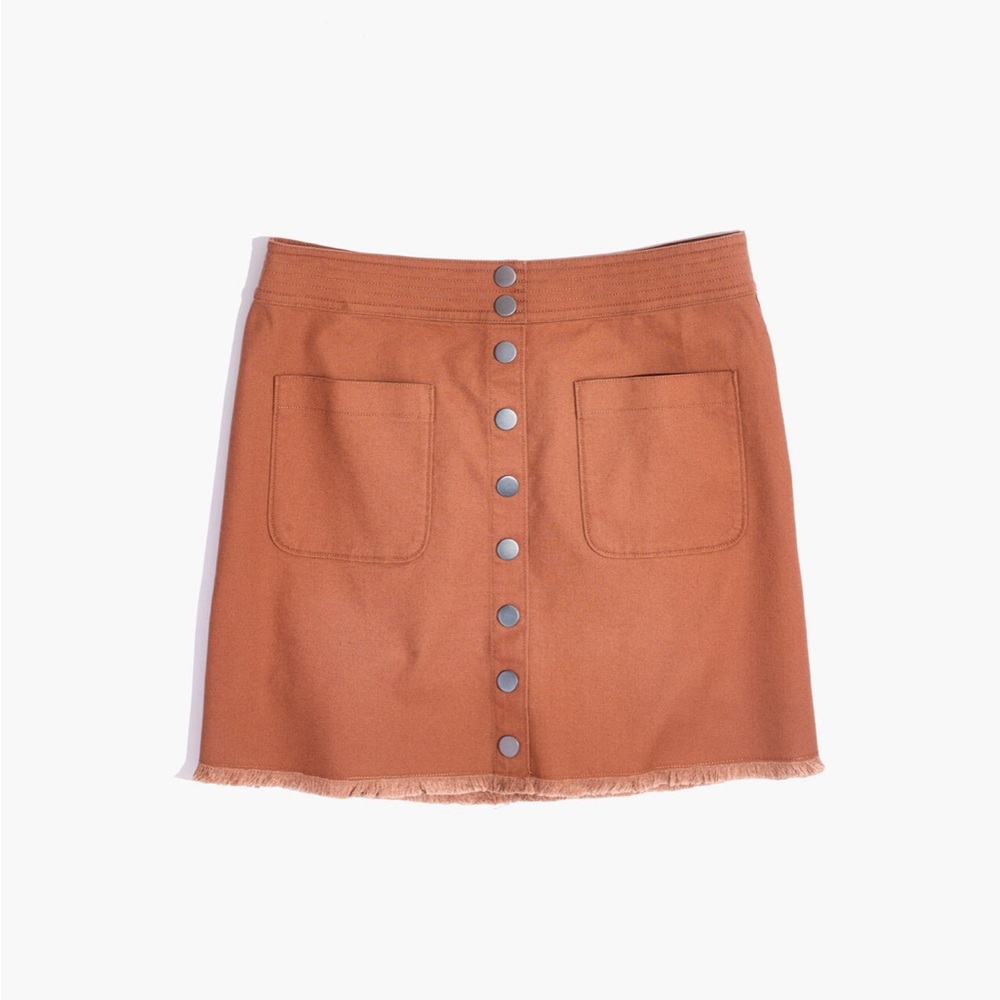 Madewell High-Waist Snap Skirt - Picture 2 of 4